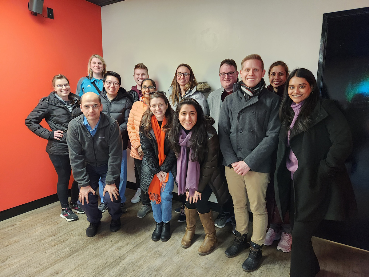 Group of OSU Residents at escape room event
