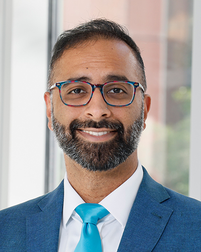 portrait of Krishna Bharani, MD, PhD