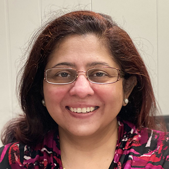 Headshot of Preti Jain, PhD, FACMG